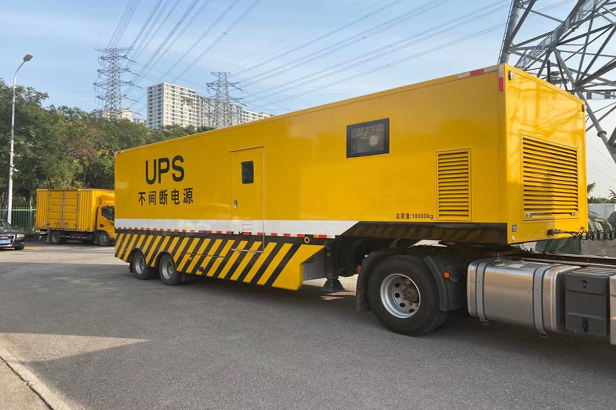 黔西南发电机租赁施工现场